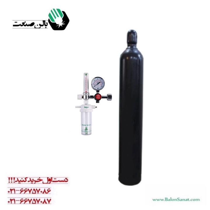 کپسول با مانومتر طبی اکسیژن 40 لیتری